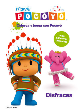 COLOREA Y JUEGA CON POCOYO DISFRACES