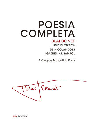 BLAI BONET POESIA COMPLETA