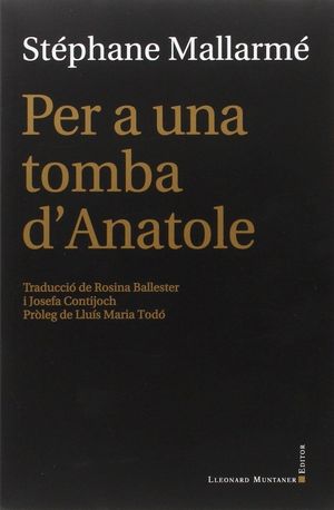 PER A UNA TOMBA D'ANATOLE