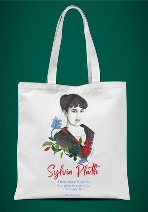 BOLSA HOMENAJE A SYLVIA PLATH