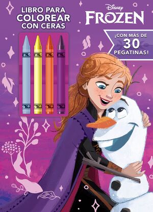 FROZEN. LIBRO PARA COLOREAR CON CERAS