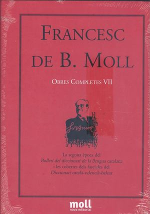 FRANCESC DE BORJA MOLL OBRES COMPLETES VII