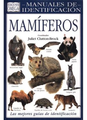 MAMÍFEROS: MANUALES DE IDENTIFICACIÓN