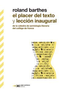 EL PLACER DEL TEXTO Y LECCION INAUGURAL