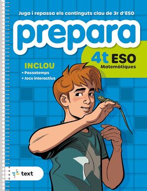 ESO 3 - PREPARA 4T ESO MATEMATIQUES - QUAD ESTIU (