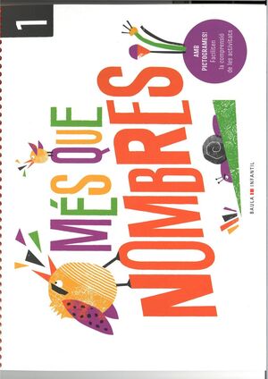 QUADERN MÉS QUE NOMBRES 1 INFANTIL