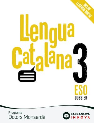 DOLORS MONSERDÀ 3 ESO. LLENGUA CATALANA