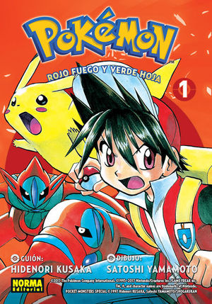 13.POKEMON ROJO FUEGO Y VERDE HOJA 1.(MANGA BOLSIL