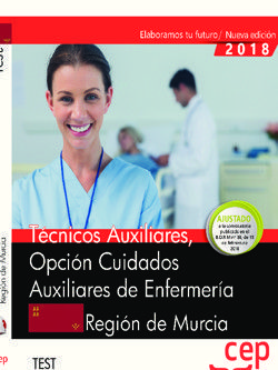 TÉCNICOS AUXILIARES, OPCIÓN CUIDADOS AUXILIARES DE ENFERMERÍA, DE LA REGIÓN DE M