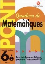 QUADERN MATEMATIQUES 5 EP PONT