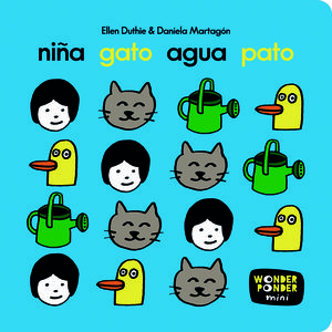 NIÑA, GATO, AGUA, PATO