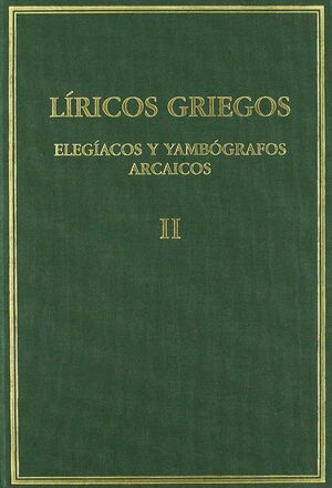 LÍRICOS GRIEGOS II