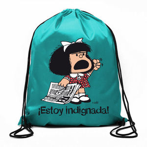 BOLSA DE CUERDAS MAFALDA ­ESTOY INDIGNADA!