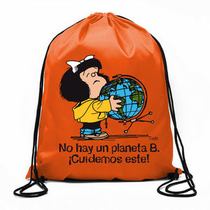 BOLSA DE CUERDAS MAFALDA ­NO HAY UN PLANETA B!