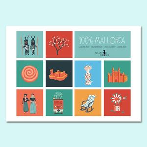 CALENDARI SOUVENIR 100% MALLORCA 2020
