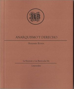 ANARQUISMO Y DERECHO