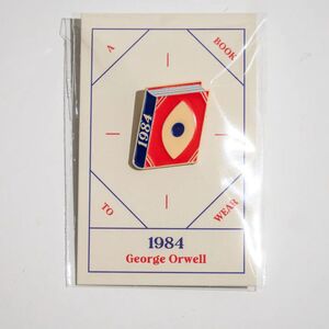 1984 BOOK BY GEORGE ORWELL ENAMEL PIN