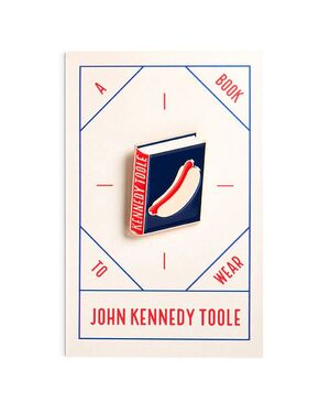 JOHN KENNEDY TOOLE ENAMEL PIN