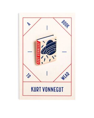 KURT VONNEGUT ENAMEL PIN