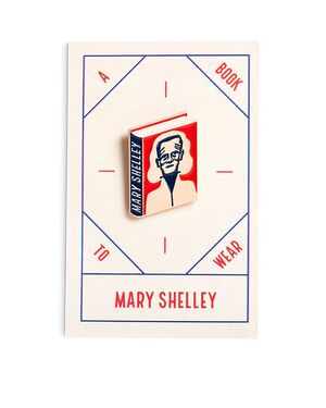 MARY SHELLEY ENAMEL PIN