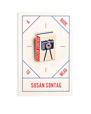 SUSAN SONTAG ENAMEL PIN