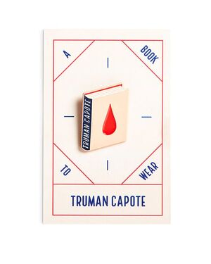 TRUMAN CAPOTE ENAMEL PIN