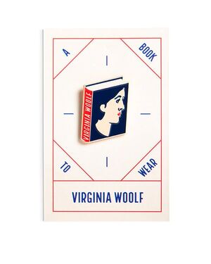 VIRGINIA WOOLF ENAMEL PIN