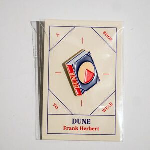 DUNE BOOK BY FRANK HERBERT ENAMEL PIN