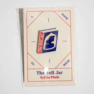 THE BELL JAR BOOK BY SYLVIA PLATH ENAMEL PIN