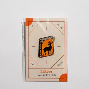 LAROSE BOOK BY LOUISE ERDRICH ENAMEL PIN