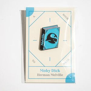 MOBY DICK BOOK BY HERMAN MELVILLE ENAMEL PIN