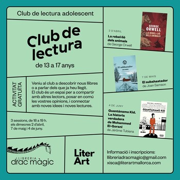 Club de lectura, de 13 a 16 años