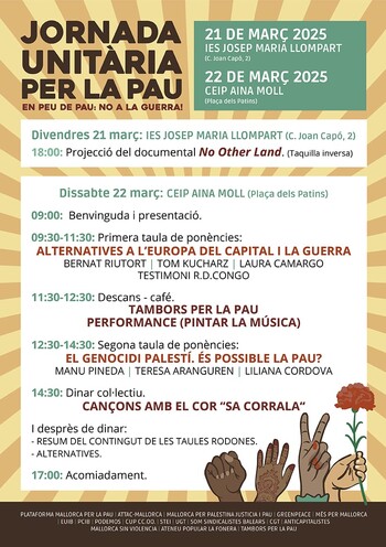 Jornada Unitària per a la Pau