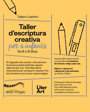 Taller de escriptura creativa  per a infants